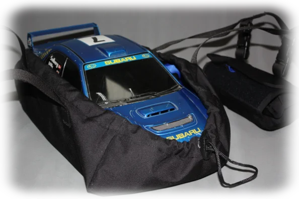 1/18th scale car carrier car carrier holds model securly and has clips for pouches