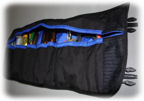 Tool pouch Tool pouch rolls up and fits onto moducarry carrier clips